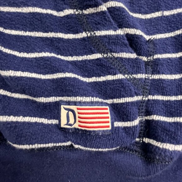 Disney Parks Hoodie Mens Medium Mickey American Flag Full Zip USA Striped Cotton - Picture 8 of 12